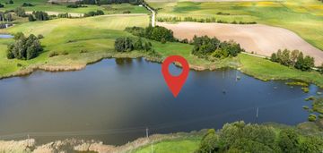 Działka z linią brzegową, mazury powiat giżycki