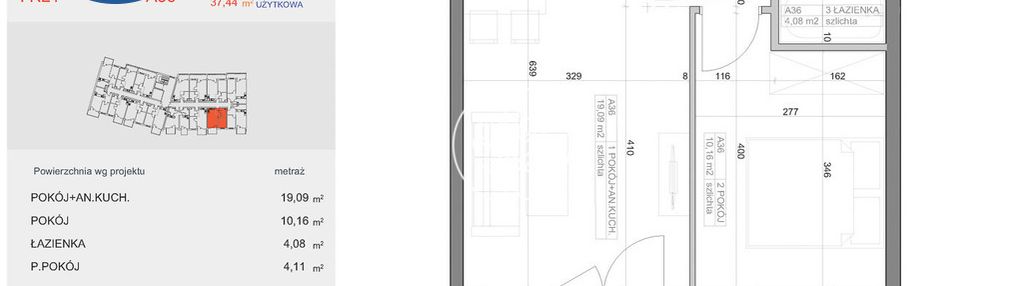Nowy, jasny apartament 38m2 w centrum!