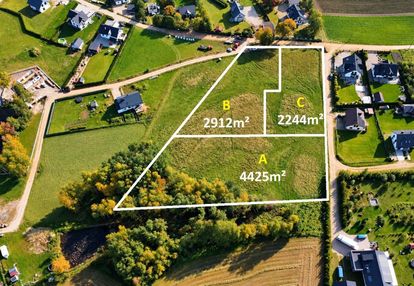 Cieszenie k. chmielna, wz,  2244 m2- duża działka