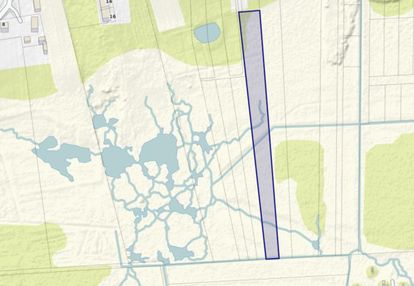 Pięknie położona działka.