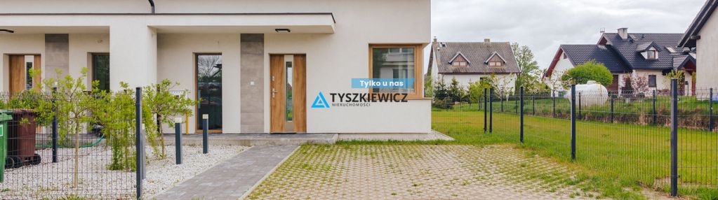 Bliźniak na sprzedaż szklana gm. sierakowice
