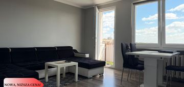 Słoneczne z balkonem i widokiem przemków huta