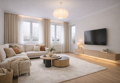 3 pokoje, 61,63m2, duzy balkon, centrum, garaz