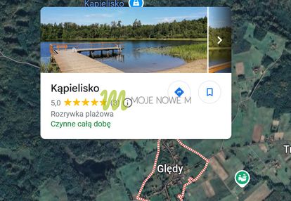 Blisko jeziora, gotowa pod budowę – działka z wz