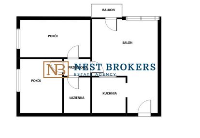 Świetna lokalizacja słoneczne 3 pokoje