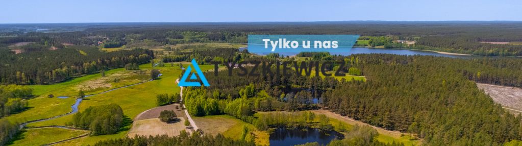 Rolbik, działka nad rzeka zbrzycą - kaszuby