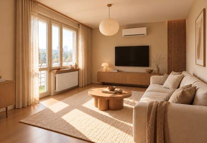 3 pokoje z aneksem kuchennym i klimatyzacją-balkon