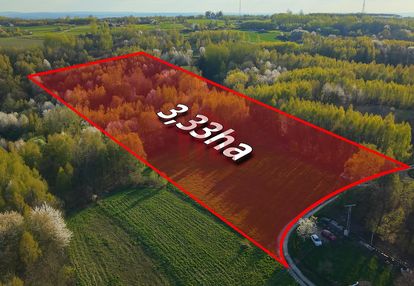 3,33 ha z lasem i strumykiem - teren pod zabudowę