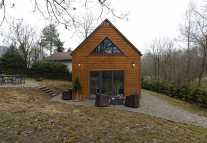 Domek przy lesie w sercu kaszub