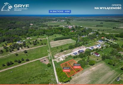 2 działki w objeździe - 1022 m2 i 1021 m2