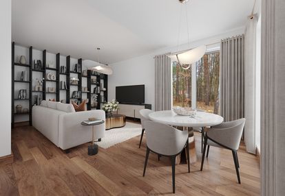 Azyl pod warszawą | gotowe do urządzenia | w lesie