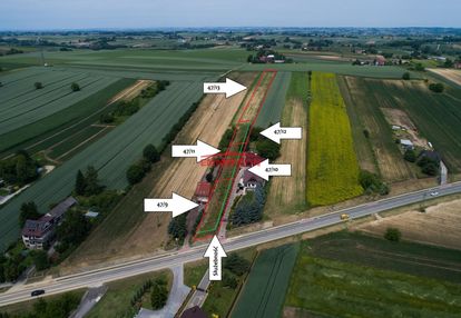 Podzielone działki, z dojazdem, 4 segmenty