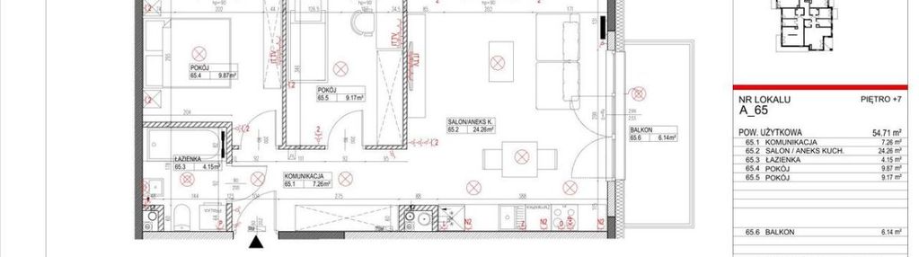 2min centrum| 7piętro| duży balkon| 8990zł/m2 hit!