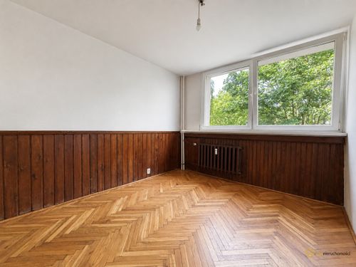 Rozkładowe m3 z zielenią,parkiem i stawem za oknem