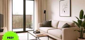 Kompaktowy apartament przy parku z balkonem
