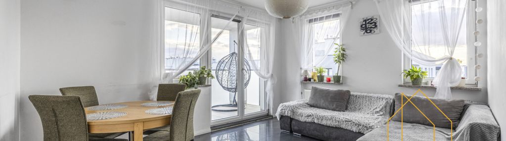 3 pokje z dużym tarasem na ostatnim piętrze ząbki