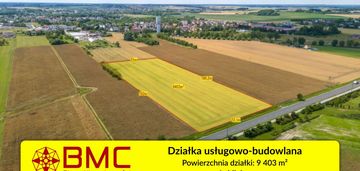 Działka usługowo budowlana lubliniec 9403m2