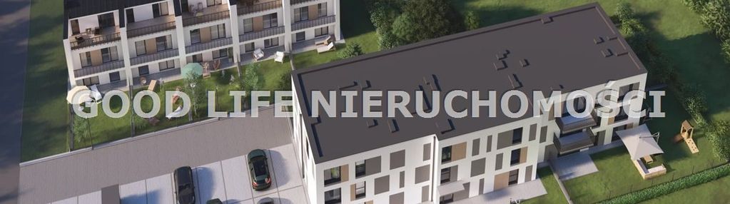 Nowe mieszkania z ogródkiem 42,57 m2, wilkowyja
