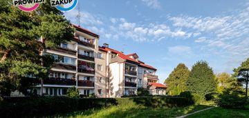 3 pokoje 54 m² | ogródek + balkon | pkm | las