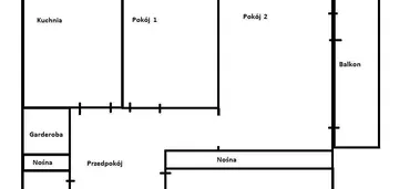 Mieszkanie na sprzedaż 3 pokoje 57m2