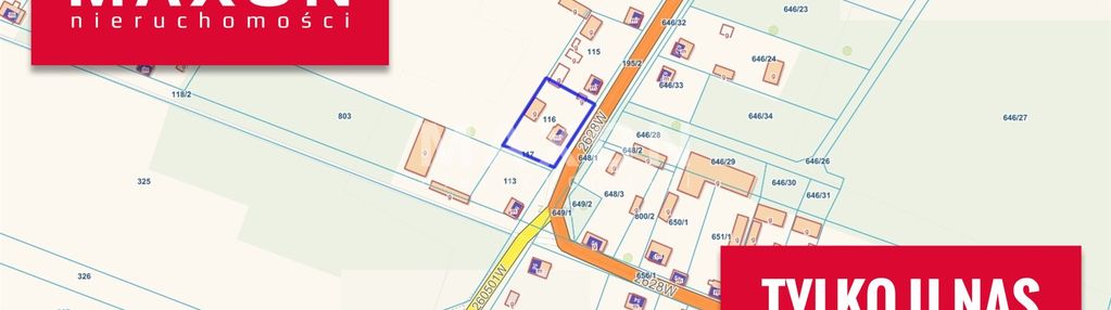 Działka budowlana zaszków + las