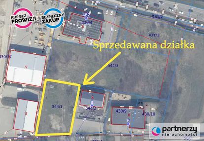 Działka mieszk-usługowa 1699 m2 gdańsk kokoszki