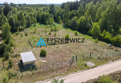 Duża działka budowlana ze ścianą lasu