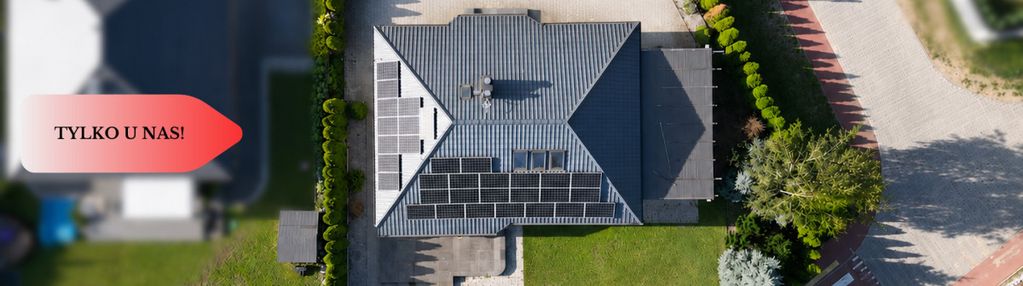 Dom - bory tucholskie, fotowoltaika - czarna woda