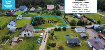Działka budowlana 1500 m² z wz • media • domatówko