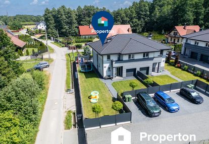 Nowoczesny bliźniak z ogrodem - zelczyna