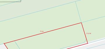 Działka developerska 1737 m²-asfaltowy dojazd.