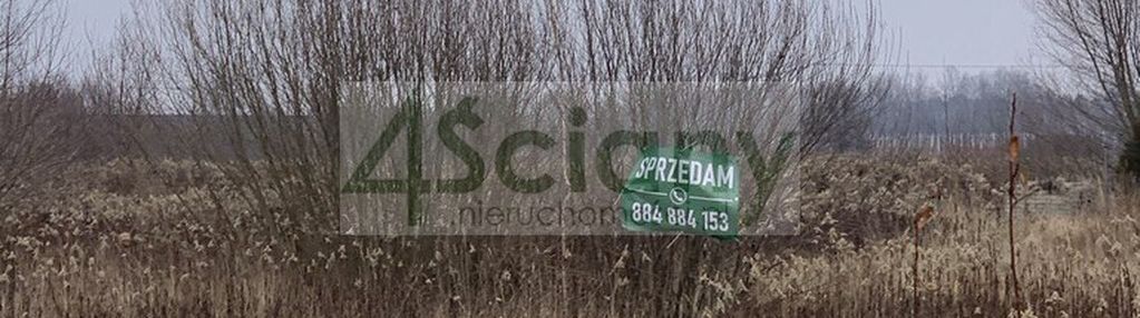 Działka z wydanymi warunkami zabudowy.