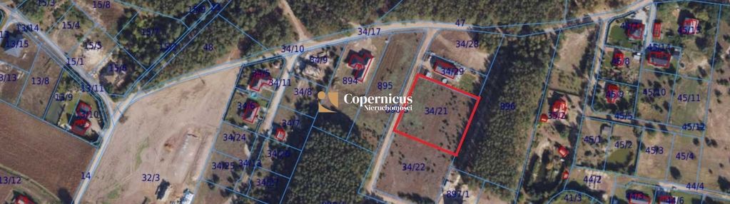 Atrakcyjna działka w pobliżu lasu