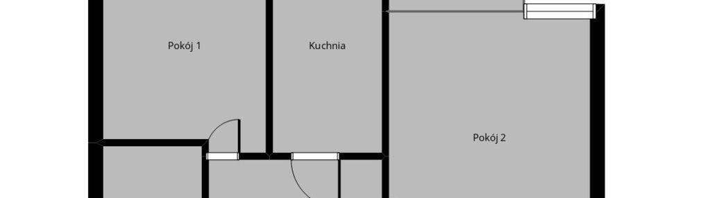 2 pokoje | 1 piętro | balkon