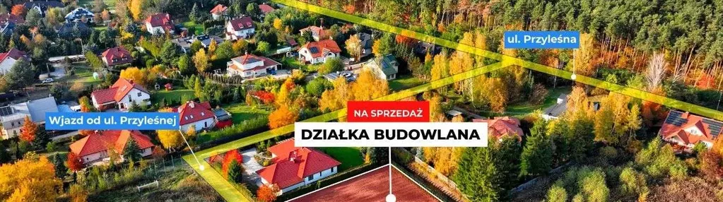 Sprzedam działkę budowlaną 1500 m2 Wilcza Góra obo