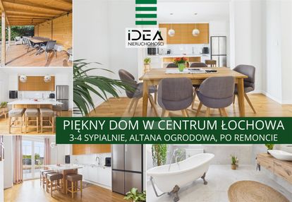 Piękny dom w centrum łochowa,3-4 sypialnie,asfalt