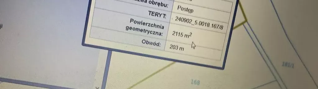 Działka na sprzedaż 2115m2