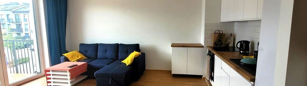 Nowoczesne 2 pokoje na i piętrze, 35,5 m².