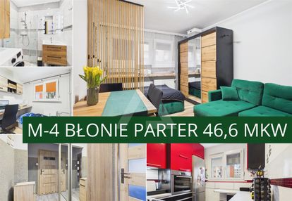 3 pokoje 46,6 m², po remoncie, parter, błonie