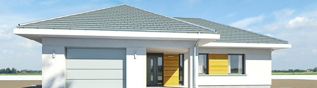 Willa parterowy dom.