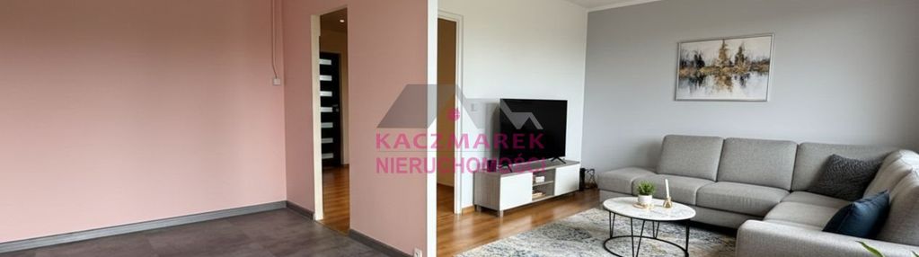 M5 małopolska z widokiem na skwer zielony