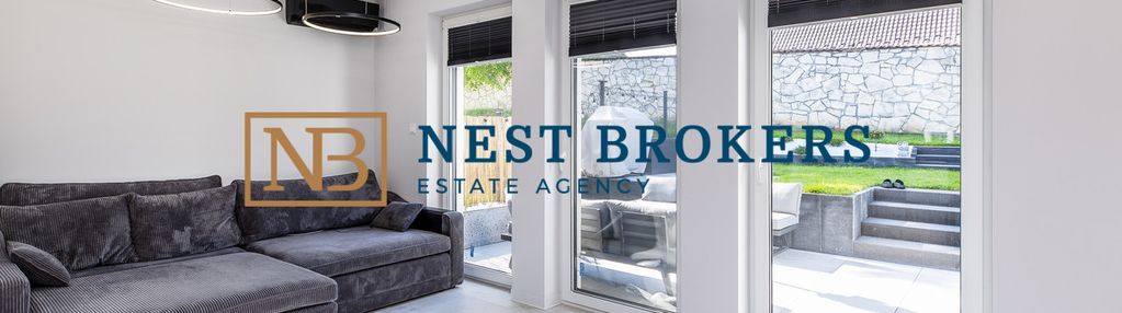 Bliźniak w wysokim standardzie z ogródkiem