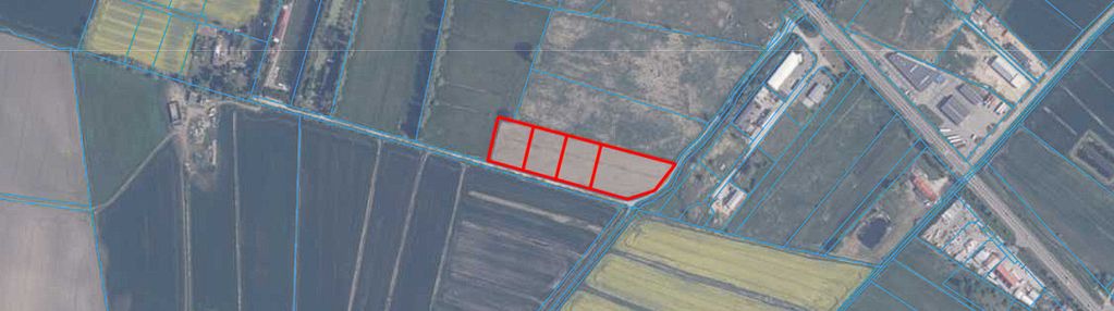 4 działki pod składy/magazyny. od 3000m2 do 5665m2