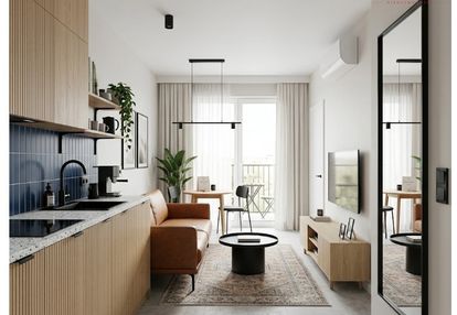 Kawalerka z opcją zrobienia 2 pokoi