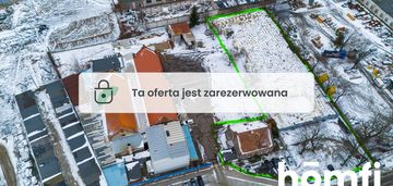 Duża działka z budynkiem,do własnej aranżacji