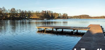 Działka nad jeziorem niesłysz i przy lesie i media