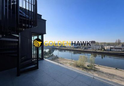 Apartament ze spektakularnym tarasem nad rzeką, 82m2, stan deweloperski