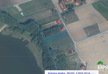 Działka 2507m2 nad jez. trupel