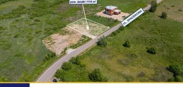 **działka sochonie 1110 m2, wz oraz prąd**