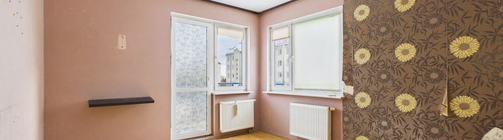 Przestronne dwa pokoje, jasna kuchnia do aranżacji